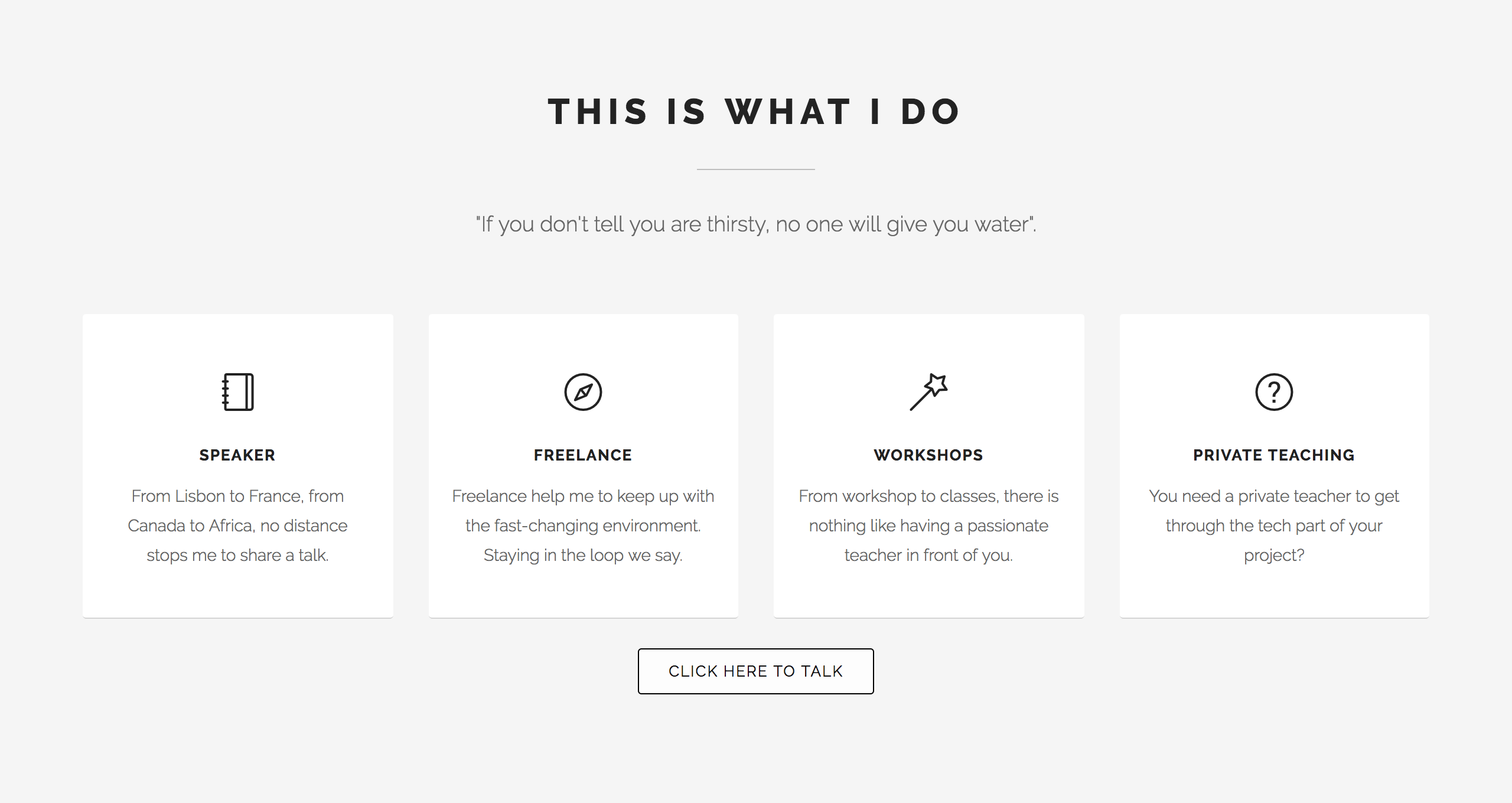 my speaker page